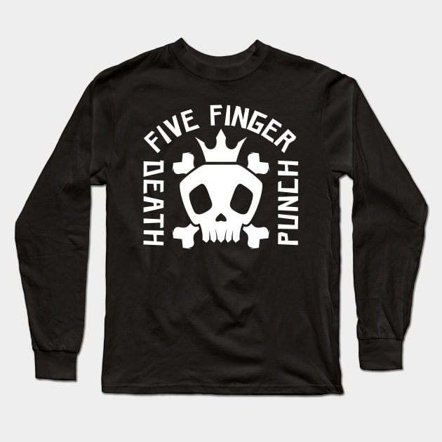 five finger death punch fanart Long Sleeve T-Shirt by Animals Project